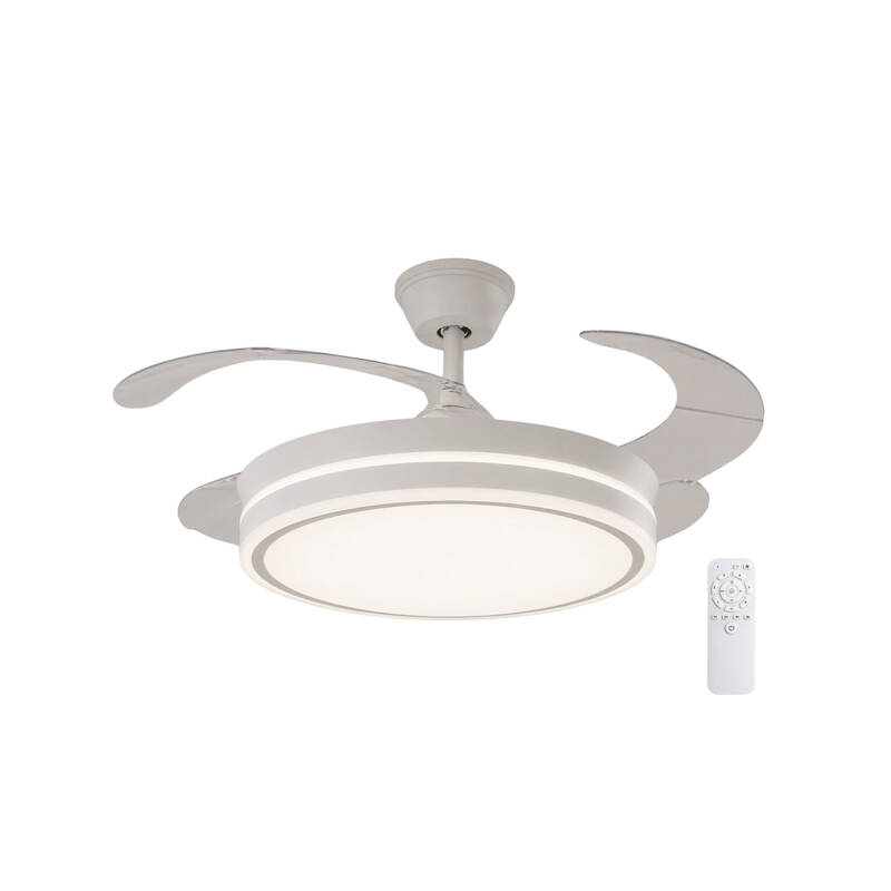Ventilador de Techo Severbon Vt Retractil Led Blanco