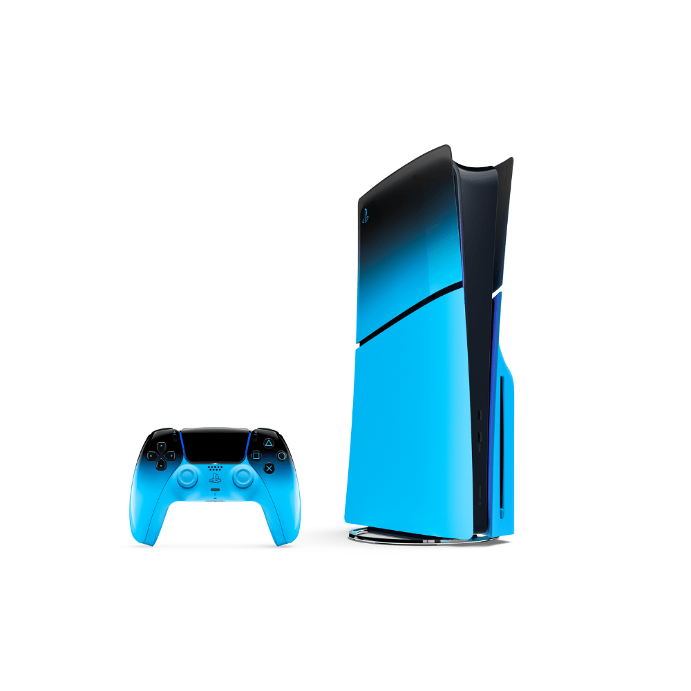 Cover Consola Playstation 5 Slim - Rhytm Blue - Hyperpop Collection