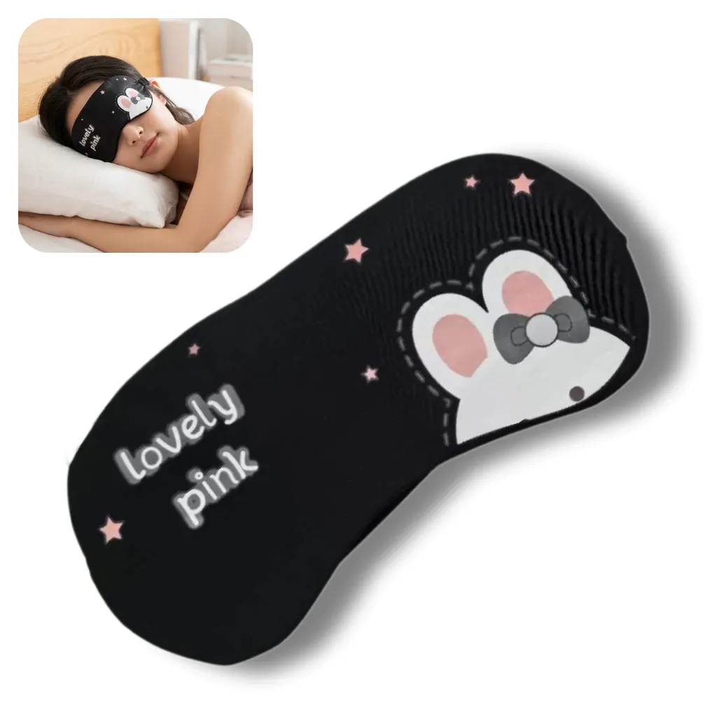 Antifaz c/ compresa de gel fria caliente estampado