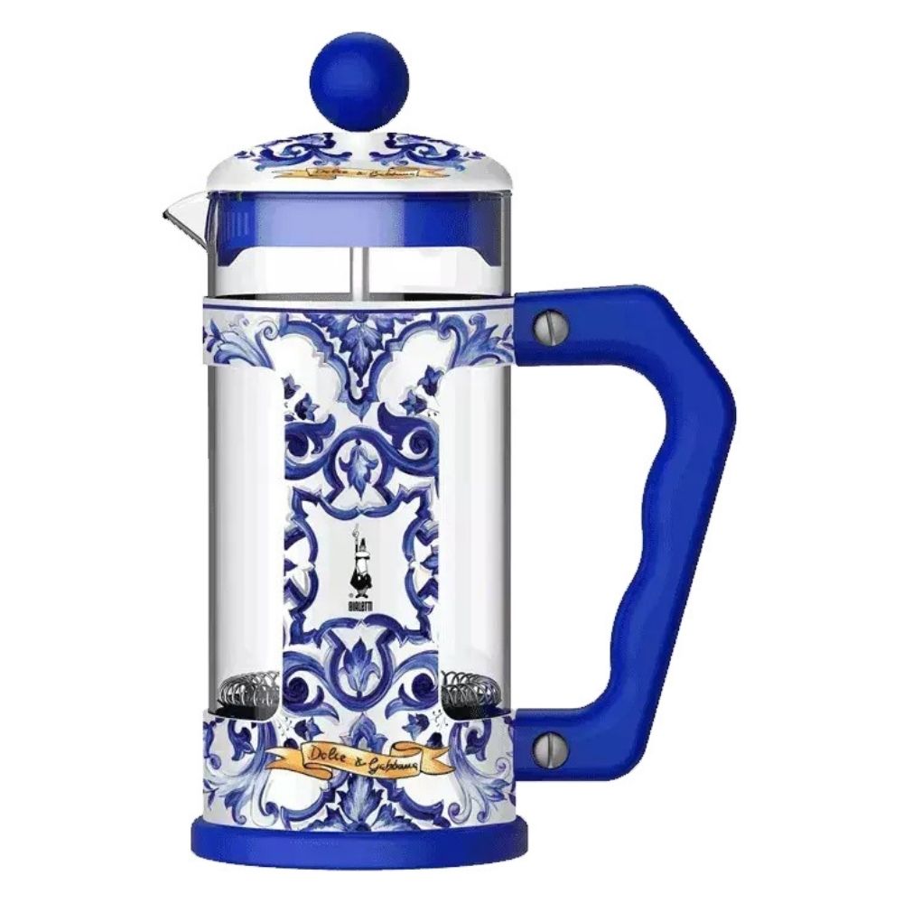 Cafetera Bialetti Coffee Press Preziosa Dolce Gabbana 1L Blu Mediterraneo