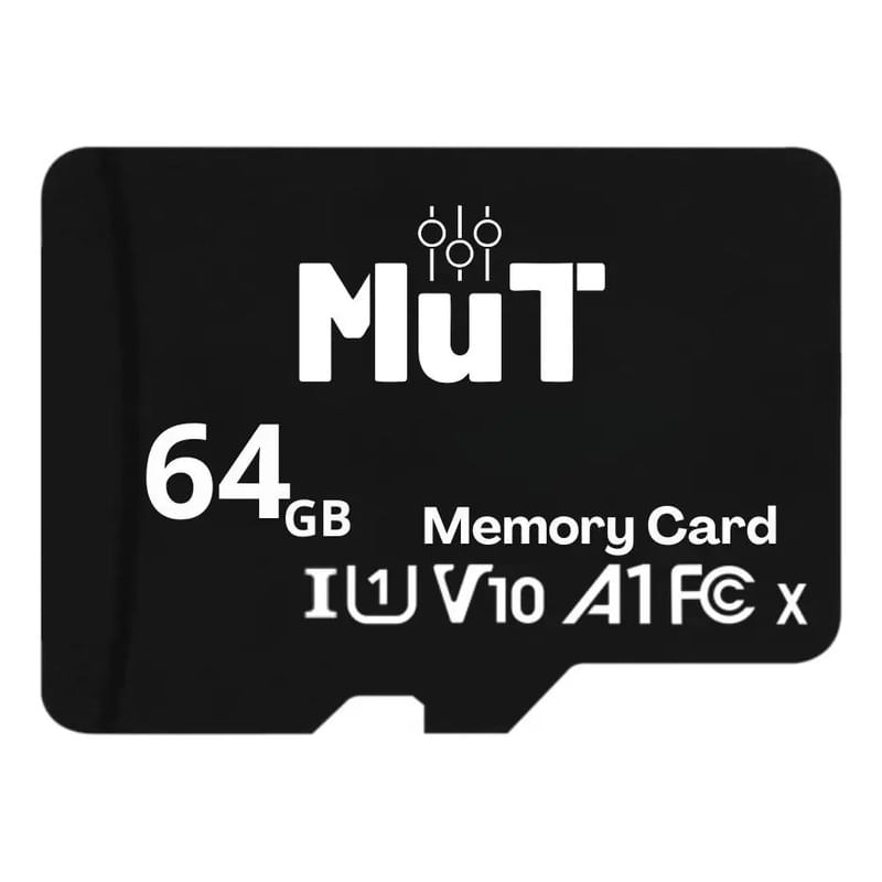 Memoria Micro Sd Mut 64gb A1 Clase 10 Multiuso Windows / Mac