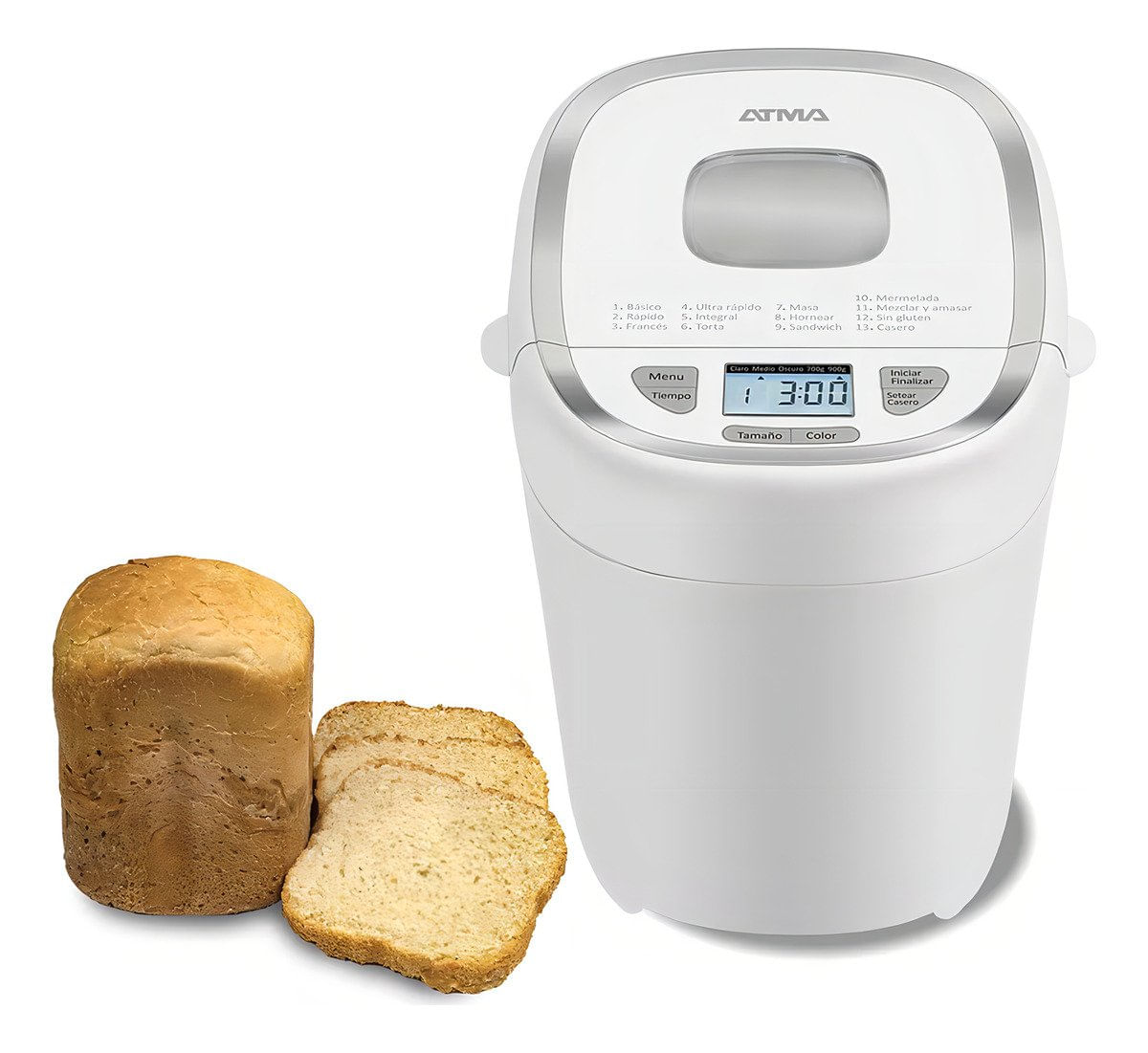 Maquina De Pan Horno Atma Hpat24w 900Gr 550W