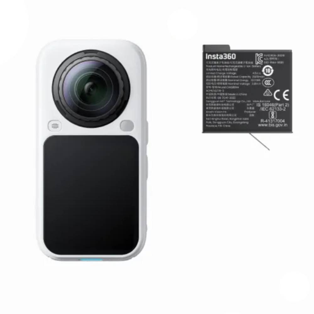Insta360 X6 - Standard Bundle - Arctic White