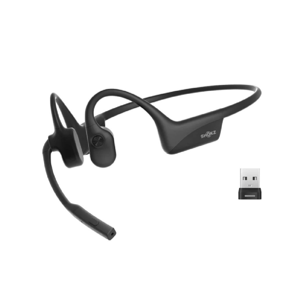 Auriculares Inalámbricos Shokz OpenComm2 UC USB-C- Negro