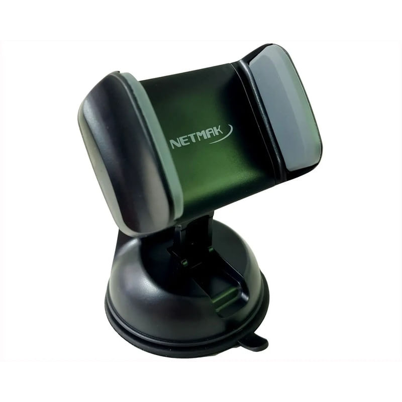 Soporte Celular Auto Vidrio Tablero Netmak Nm-hc16 Negro