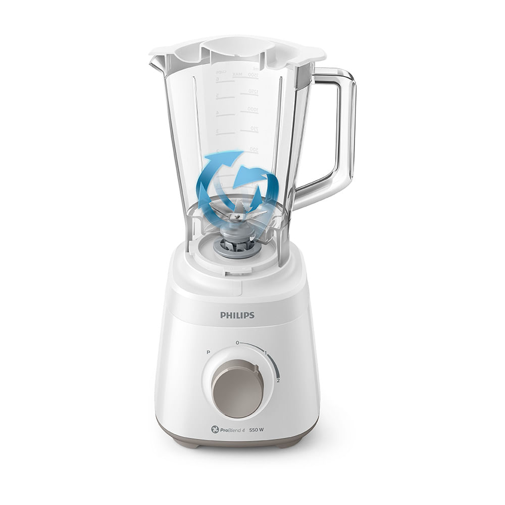 Licuadora Philips Daily HR212900 550w Blanca
