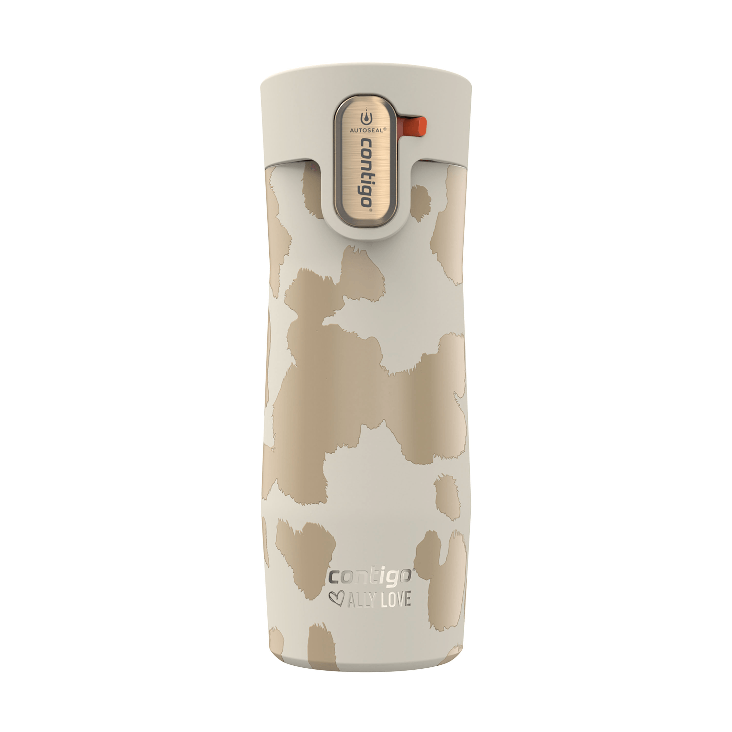 Vaso Contigo Ally Love West Loop 3.0 473ml Oatmilk Cowhide