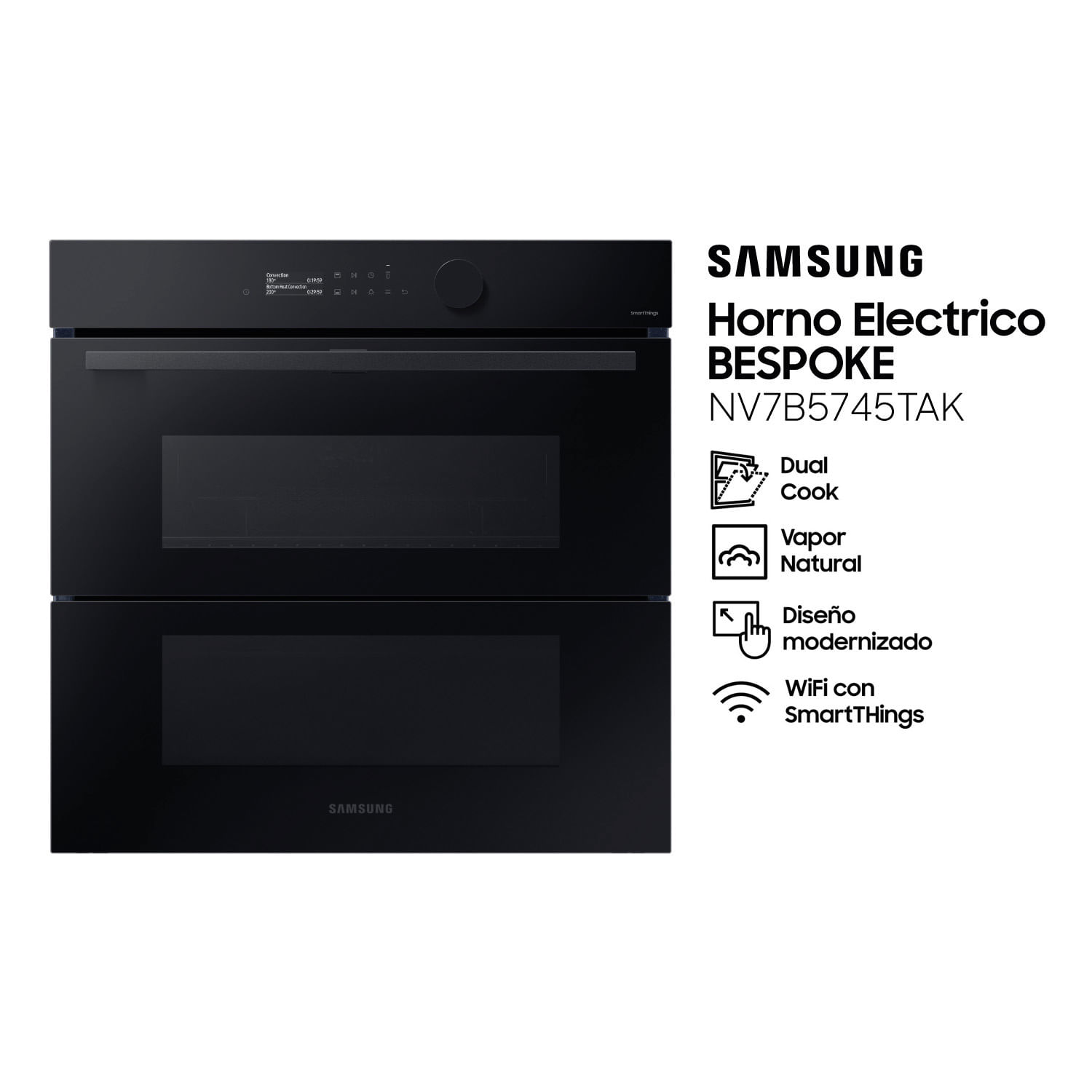 Horno Electrico NV7B5745TAK Samsung BESPOKE Dual Cook Flex