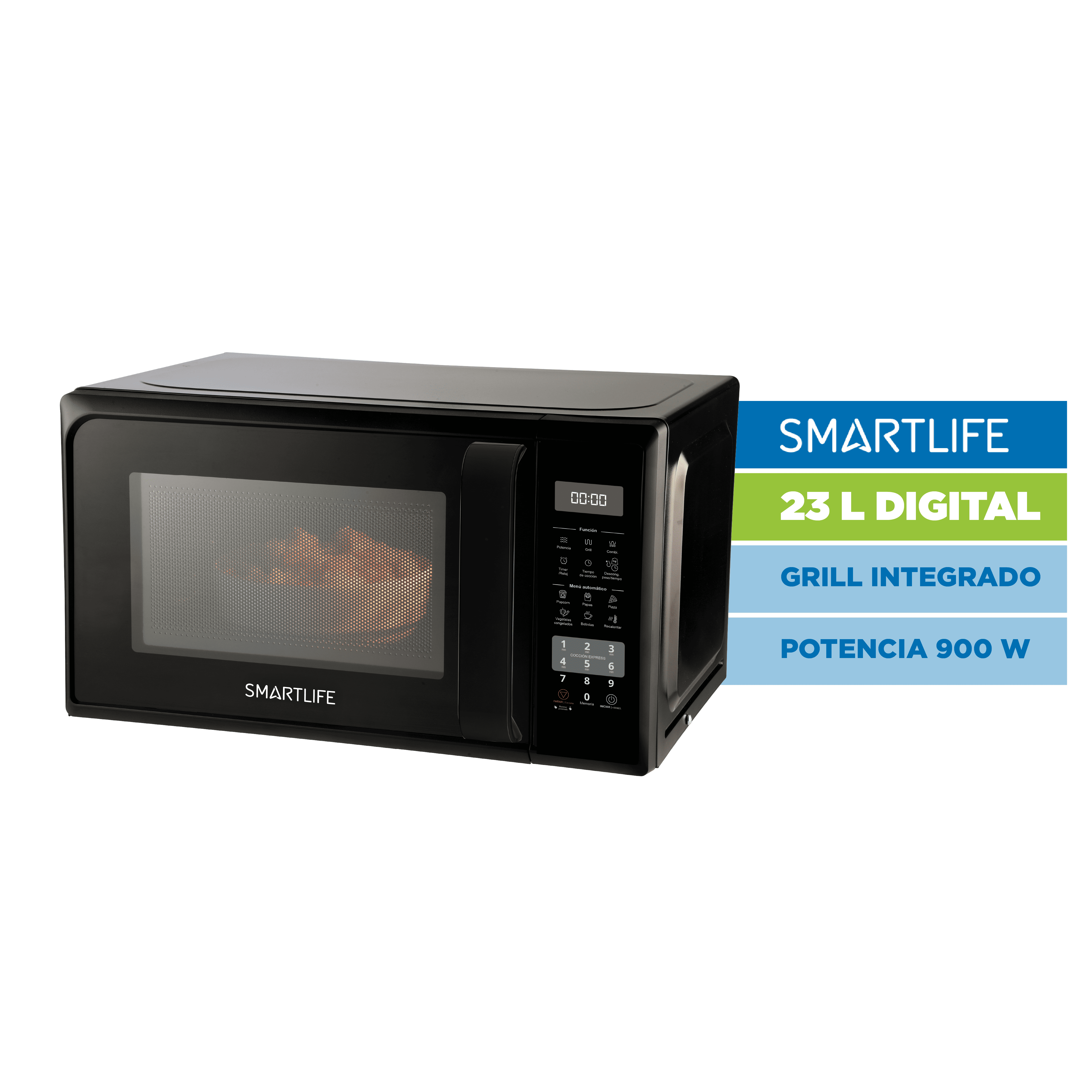 Microondas Digital Smartlife 23L con grill