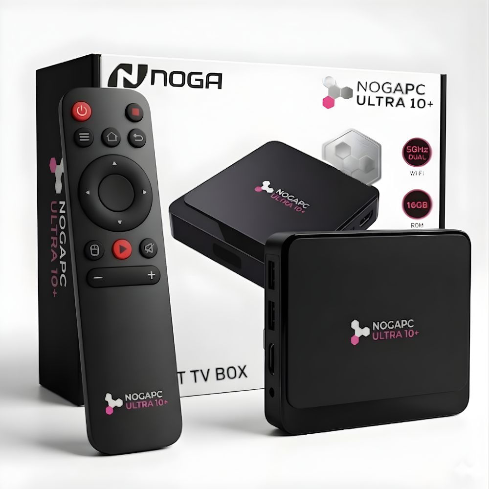 Tv Box Noga Pc Ultra 10+ Android 10 Quadcore 2Gb Ddr3 16Gb Negro Estandar