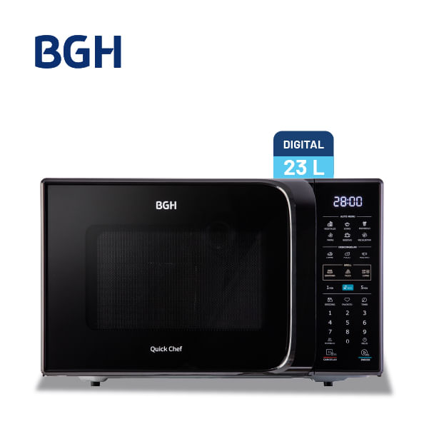 Microondas Digital Bgh B223dn20 800w 23 Litros