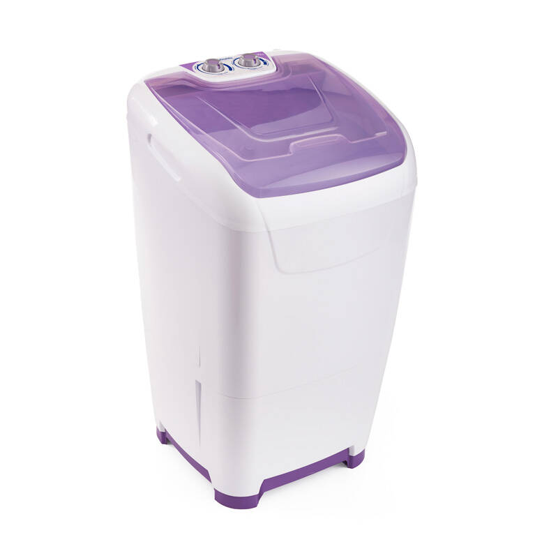 Lavarropas Semiautomatico Columbia 10 Kg Blanco y Lila Lsc 10001