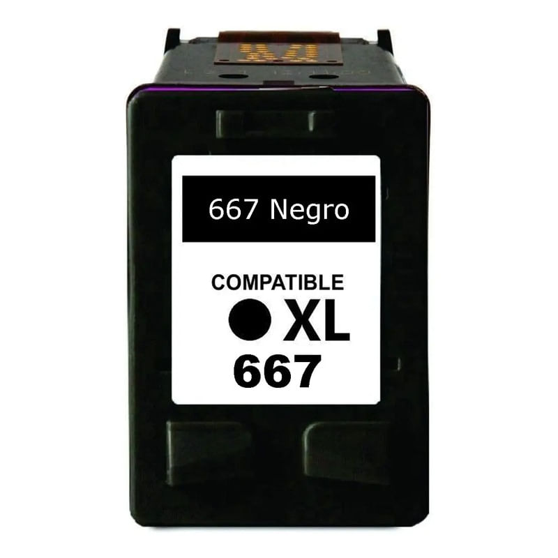 Cartucho Alternativo 667xl Negro 1275/2374/2375/2376/2775