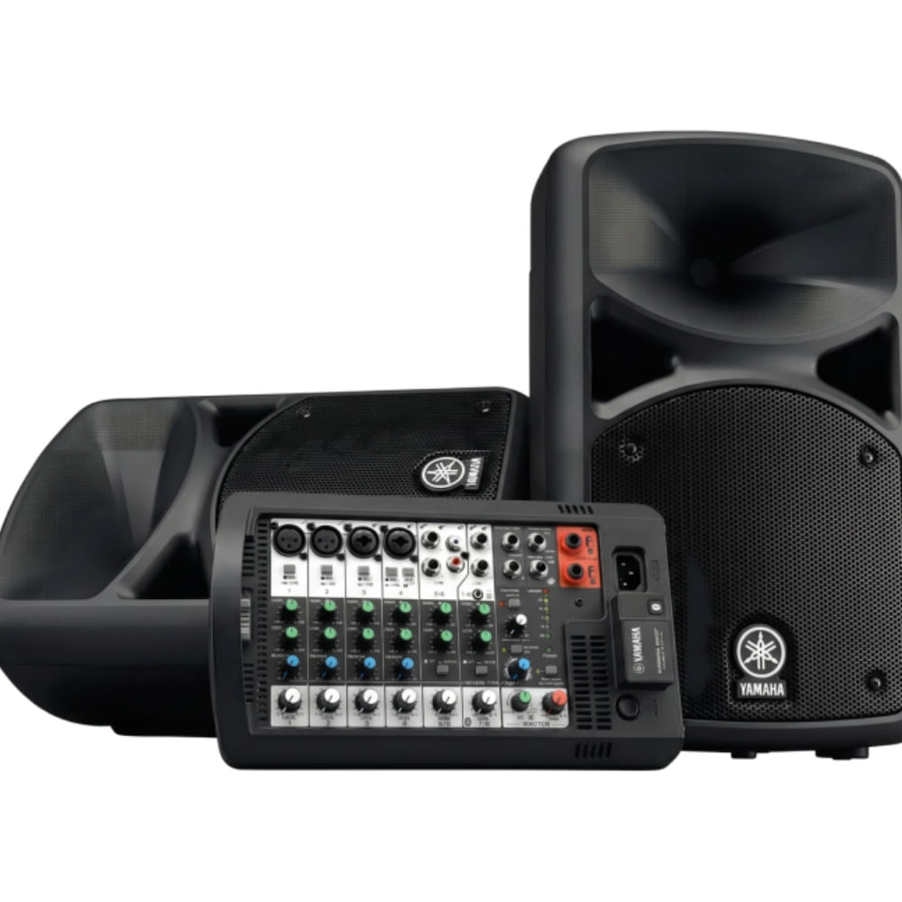 Sistema De Sonido Yamaha Stagepas 400bt 360w Rms Mixer Bafle Negro