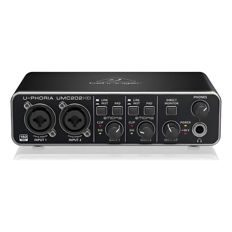 PLACA DE SONIDO BEHRINGER U-PHORIA UMC202HD