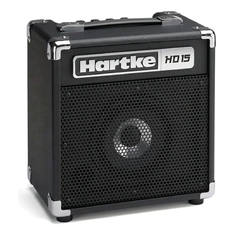 AMPLIFICADOR PARA BAJO HARTKE HD15 15W 1X 6.5" CONO ALUM+CELULOSA EQ 3 BANDAS ENTRADA AUX SALIDA AUR