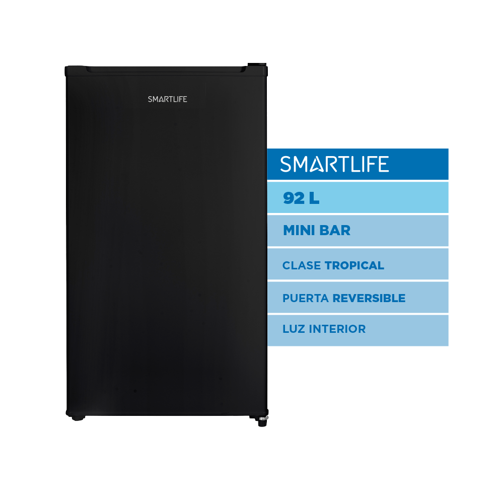 Heladera Bajo Mesada Smartlife RMB090BK 92L Negro