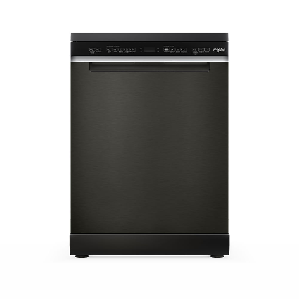 Lavavajillas Whirlpool Inverter 15 Cubiertos Acero Negro