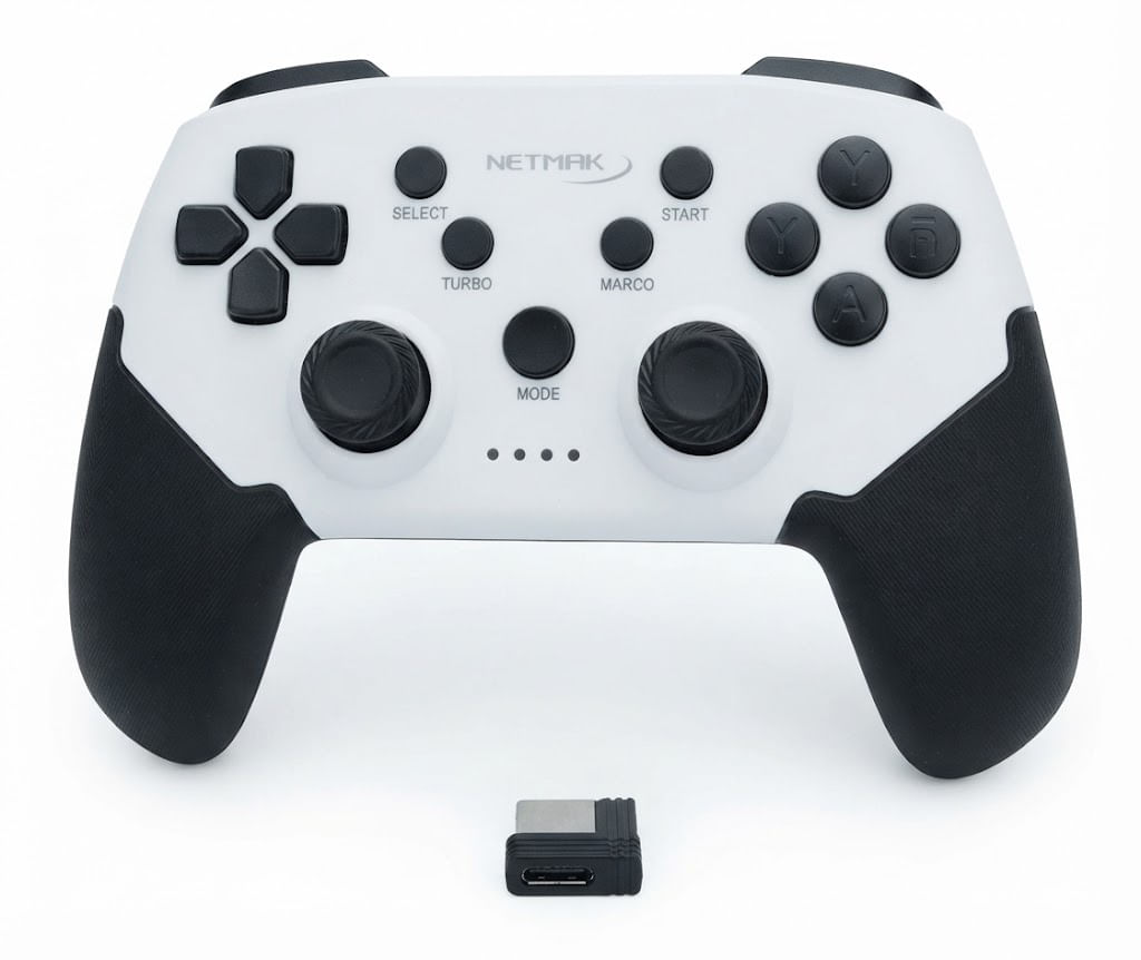 Joystick inalambrico Netmak NM-MAGNUM Pc P3 N-switch Tv