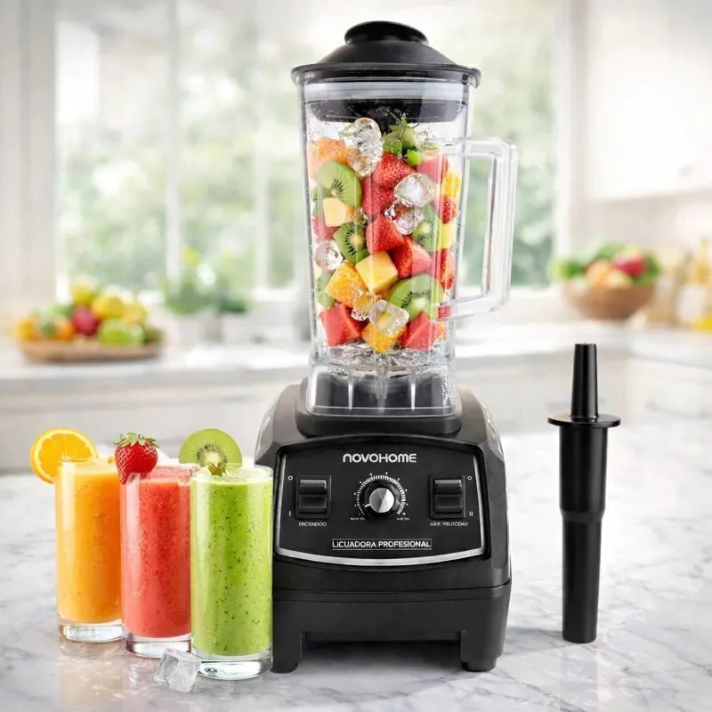 Licuadora Profesional Pica Hielo 2l 1500w -Novohome NH-BLX1500