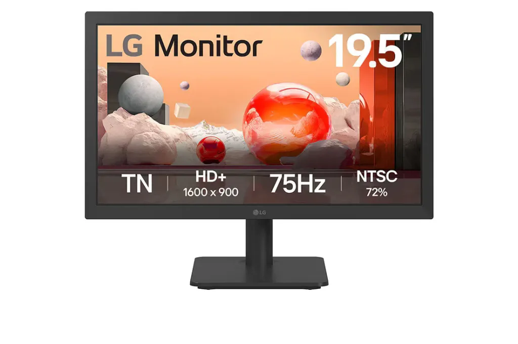 Monitor Led Hd Lg 19.5" 75hz Hdmi Flicker Safe Negro 20U401A-B
