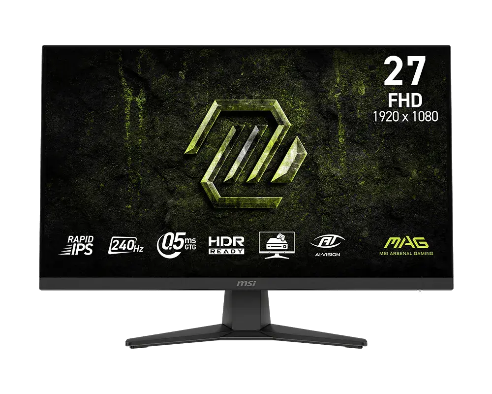 Monitor 27" Full Hd 240Hz 0.5ms Hdmi/Displayport s/bordes Msi