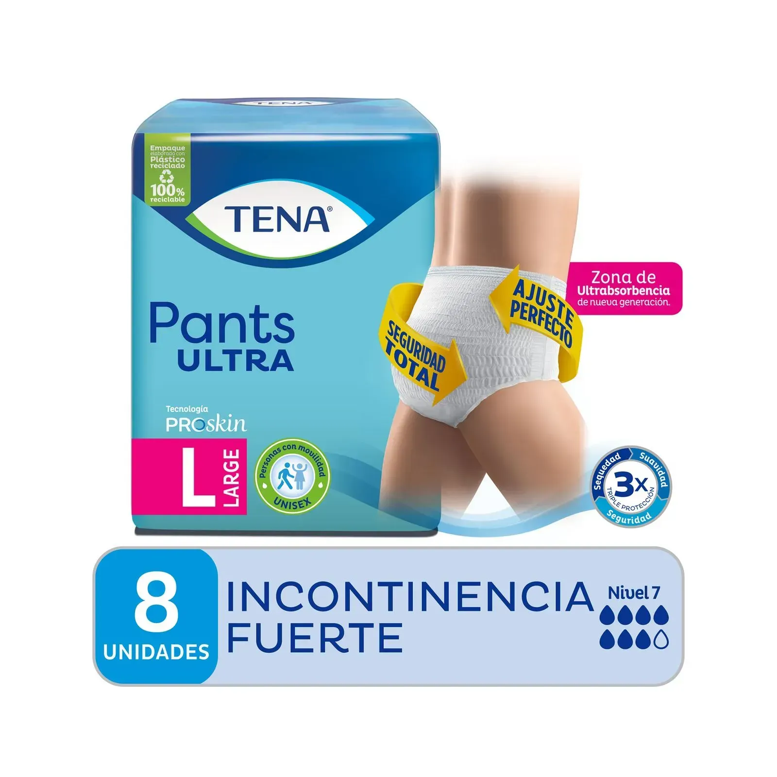 Ropa Interior Para Adultos Pants Ultra Talle L