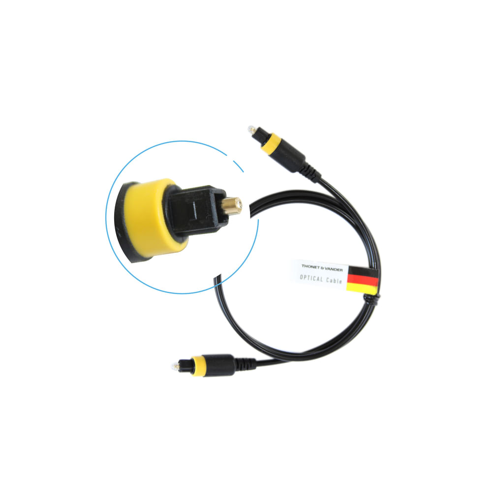 Cable Audio Fibra Óptica 3m