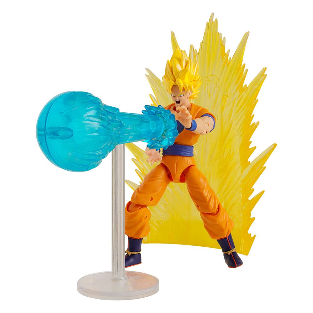 Figura Dragon Ball Power Up Super Saiyan Goku Articulados 17 cm en MeGusta