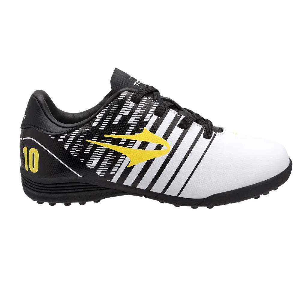 Botines De Futbol Topper Kaiser TF Niño Niña Negro | Solo Deportes