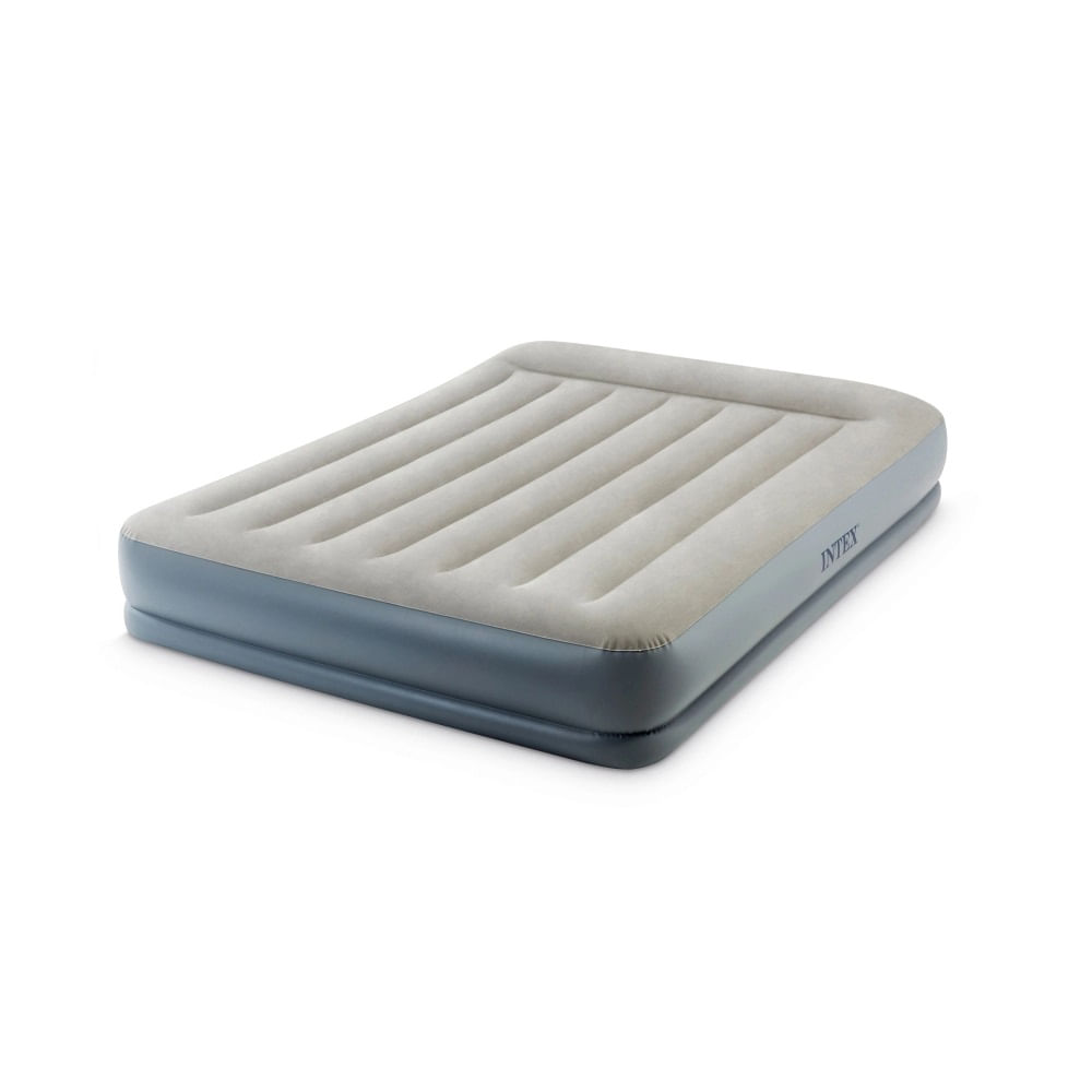 Colchon Inflable Intex Electrico Dura Beam  152 x 203 x 30 cm Grande Pillow Rest Mid Rise