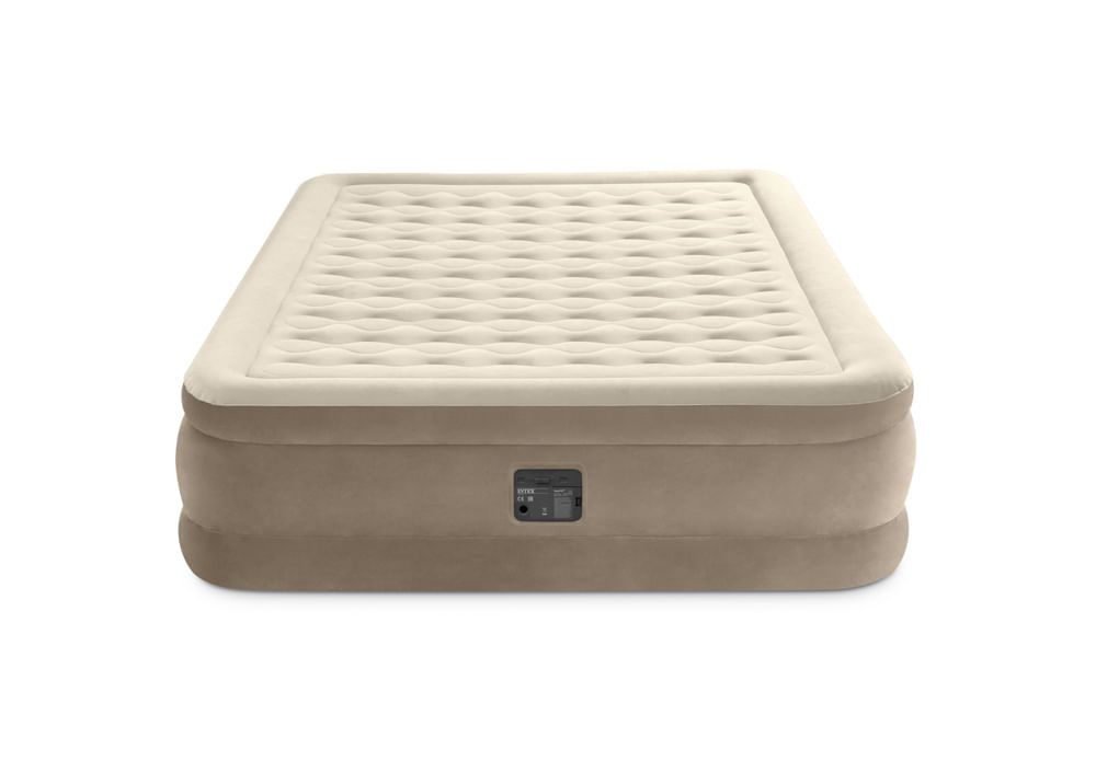 Colchon Inflable Electrico Intex Dura Beam 152 x 203 x 46 cm Ultra Plush Somier