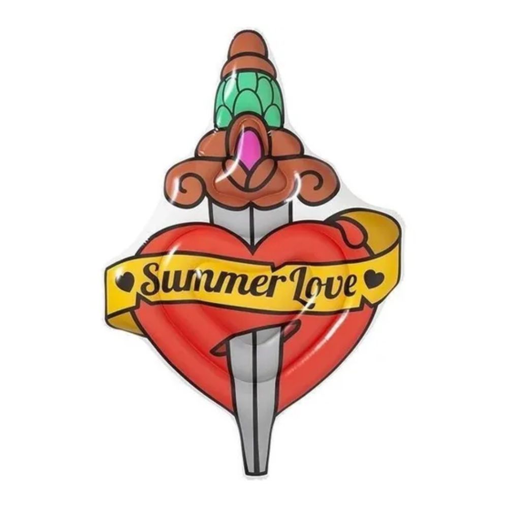 Colchoneta Inflable Bestway Tattoo Corazon Love