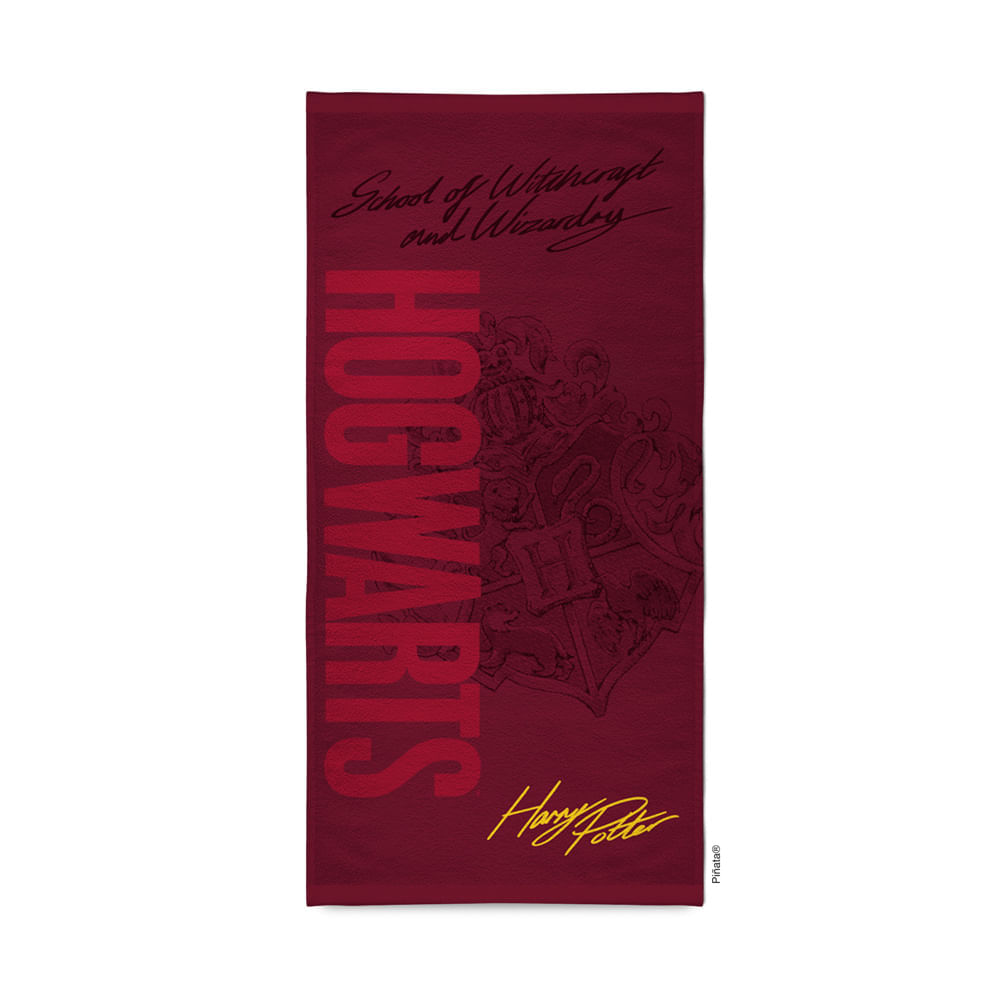 Toallón Piñata 70x140 Harry Potter - Howarts
