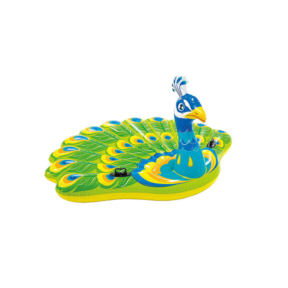 Colchoneta Inflable Intex Pavo Real 193 x 163 x 94cm