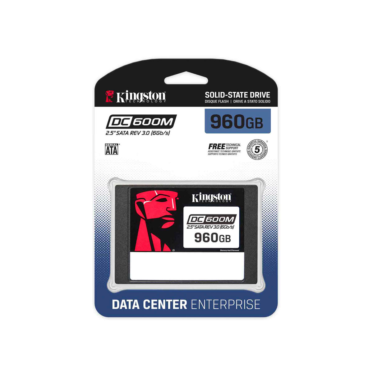 Disco sólido interno Kingston - SSD 960GB DC600M 2.5" SATA
