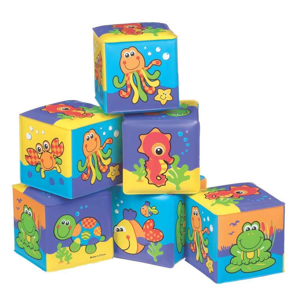 Bloques  Soft Playgro  para El Baño Del Bebé