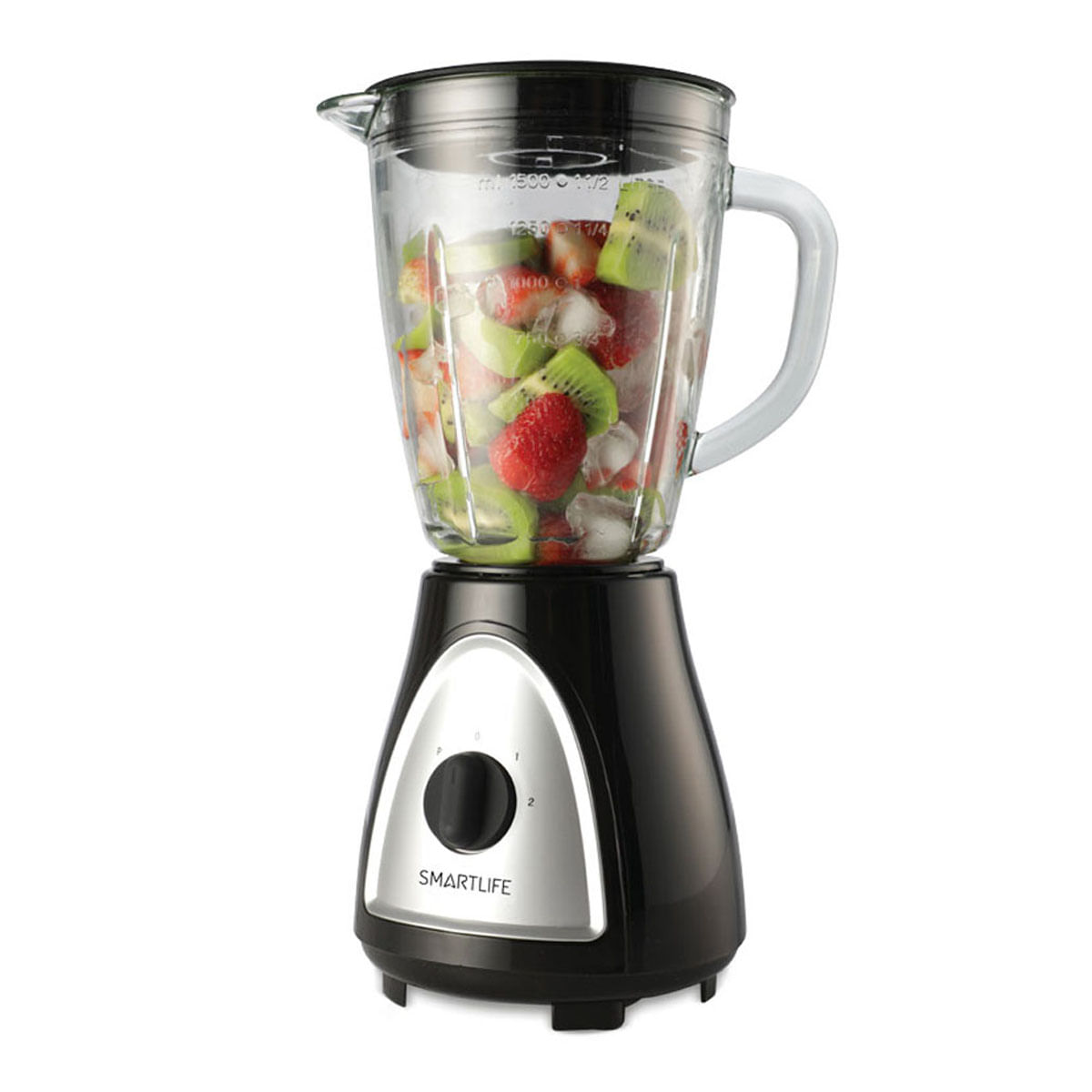 Licuadora Smartlife 1,5L Con Jarra  Vidrio 400W SL-BL1008BPN