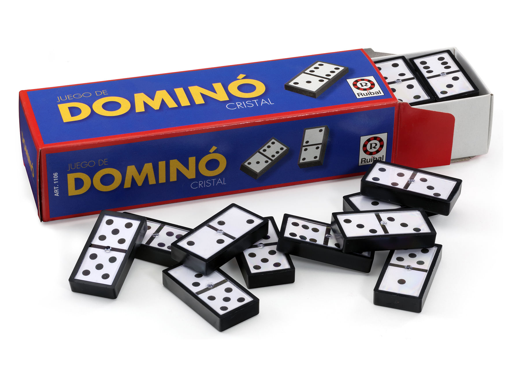 Juegos de Mesa Ruibal Domino cristal