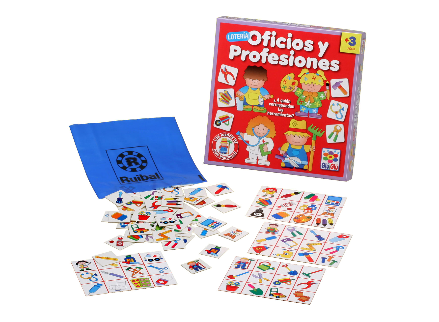 Juegos de Mesa Ruibal Loteria de oficios y profesiones