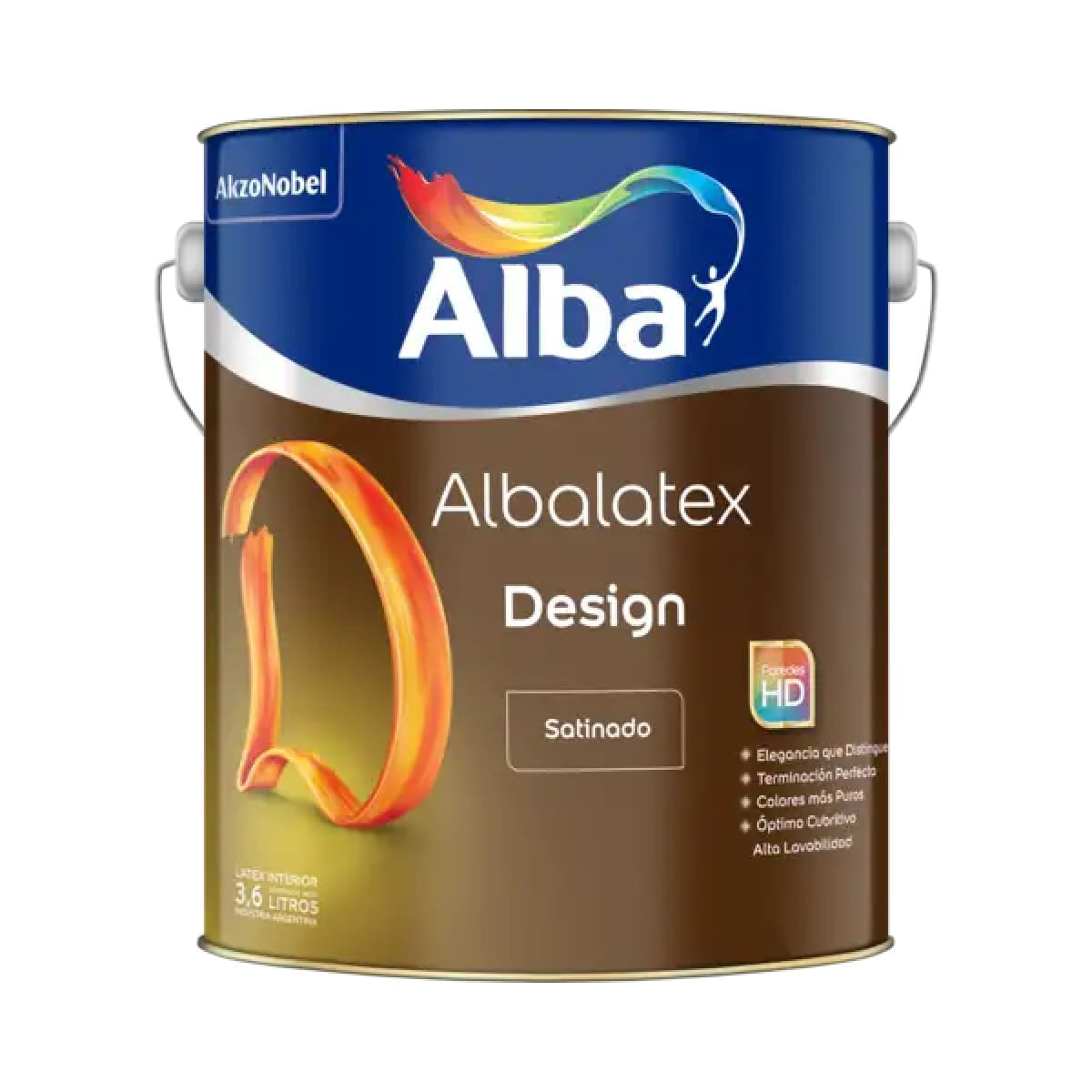 Látex Alba Blanco Satinado Albalatex Design 20 lts
