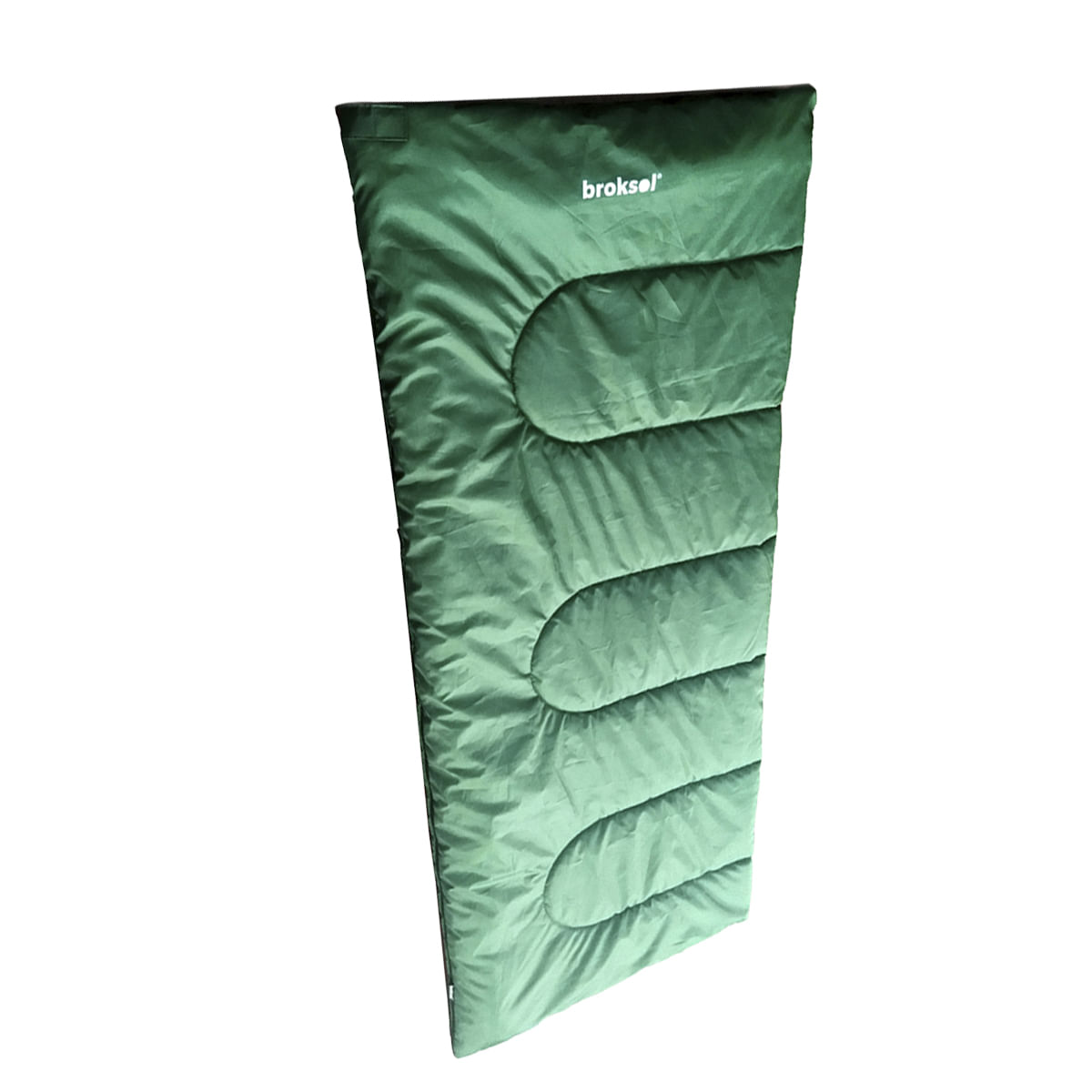 Bolsa De Dormir Broksol Alamo 180x75 Rectangular Aclopable Verde