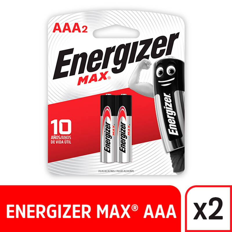 Pilas Alcalinas Energizer E92-Bp2bw