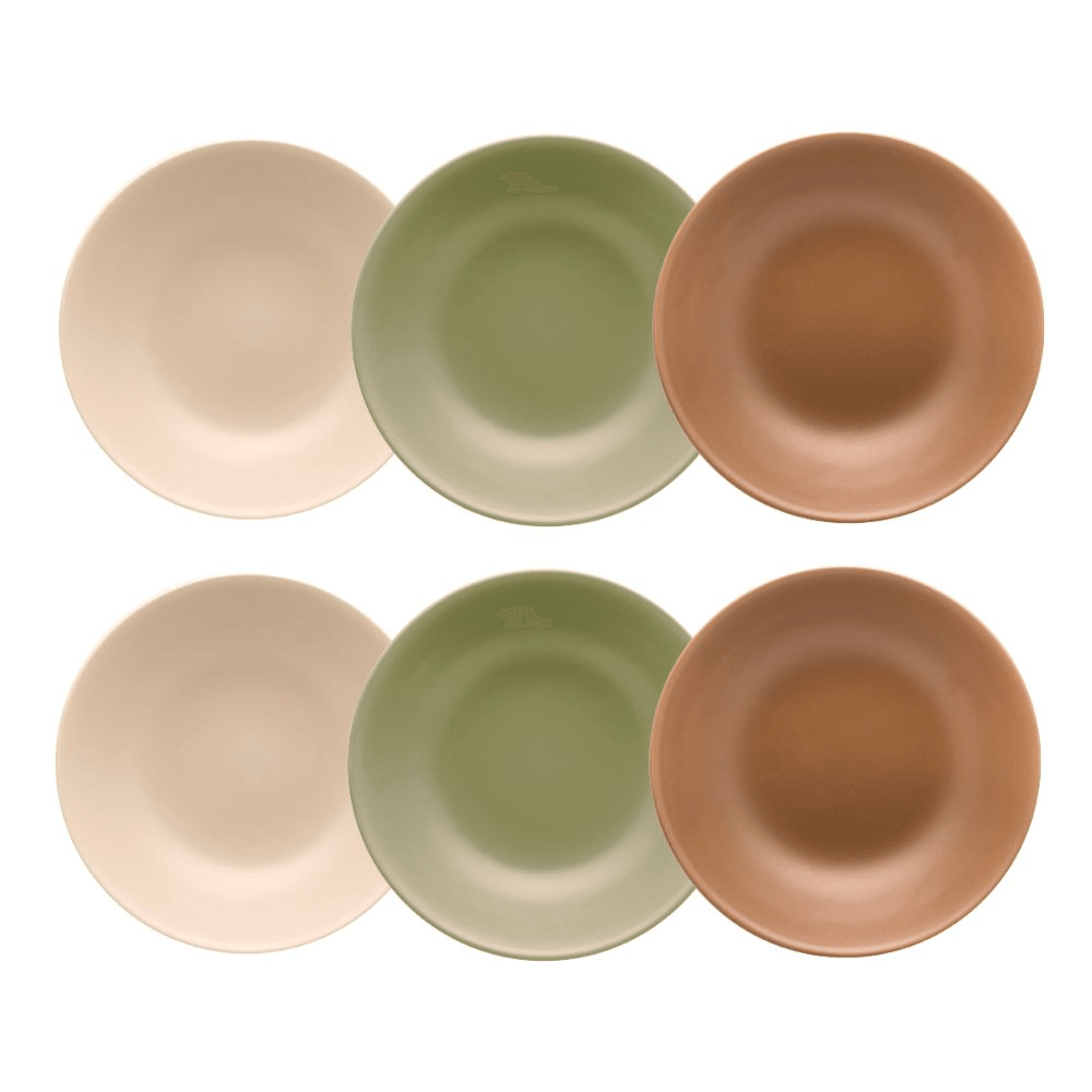 Juego de Vajilla Oxford Unni Mix - Set X 6 Platos Hondos 20 Cm