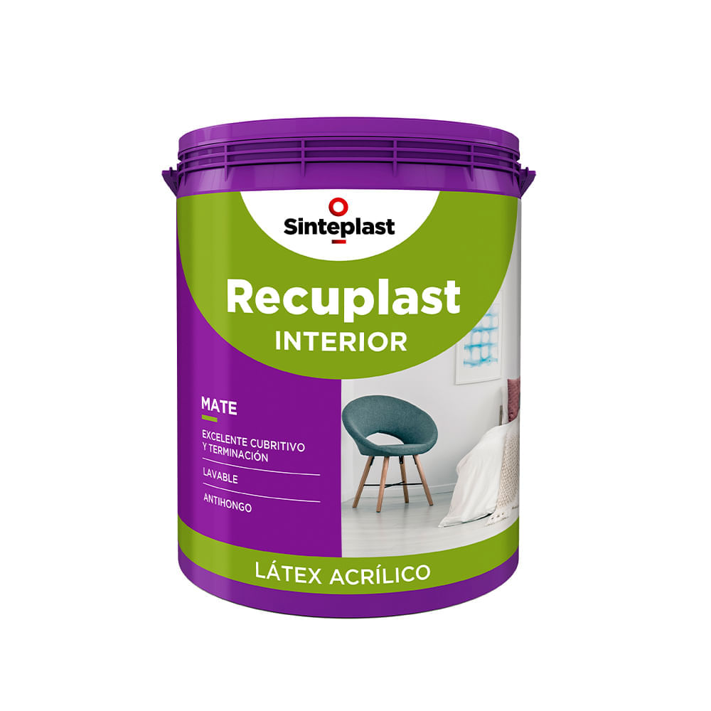 Recuplast latex interior blanco mate 1 l
