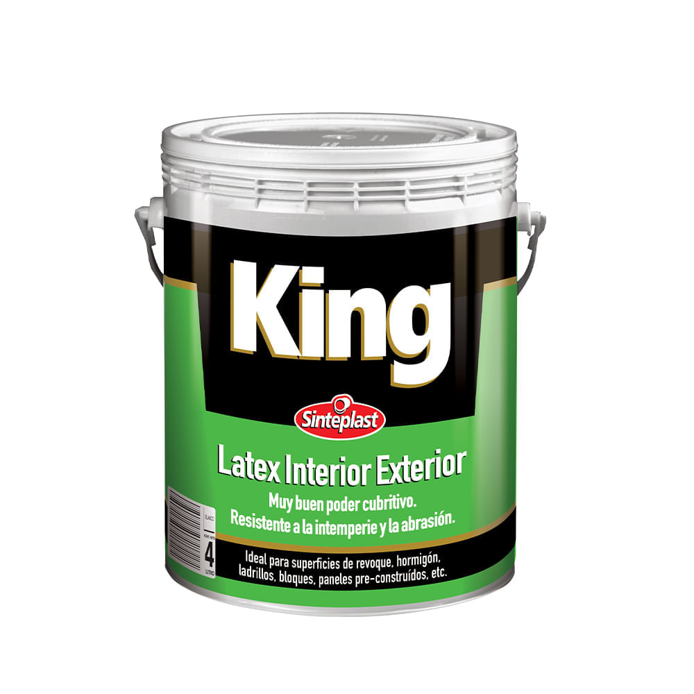 King latex interior / exterior blanco 4 l