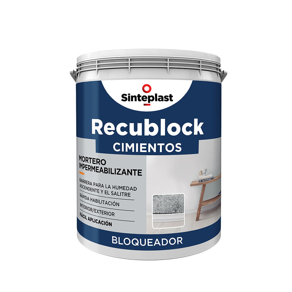 Recublock para cimientos blanco 5 kg