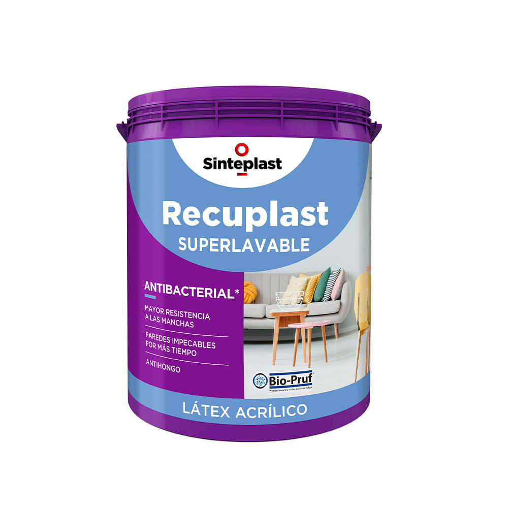 Recuplast latex superlavable interior blanco 20 l