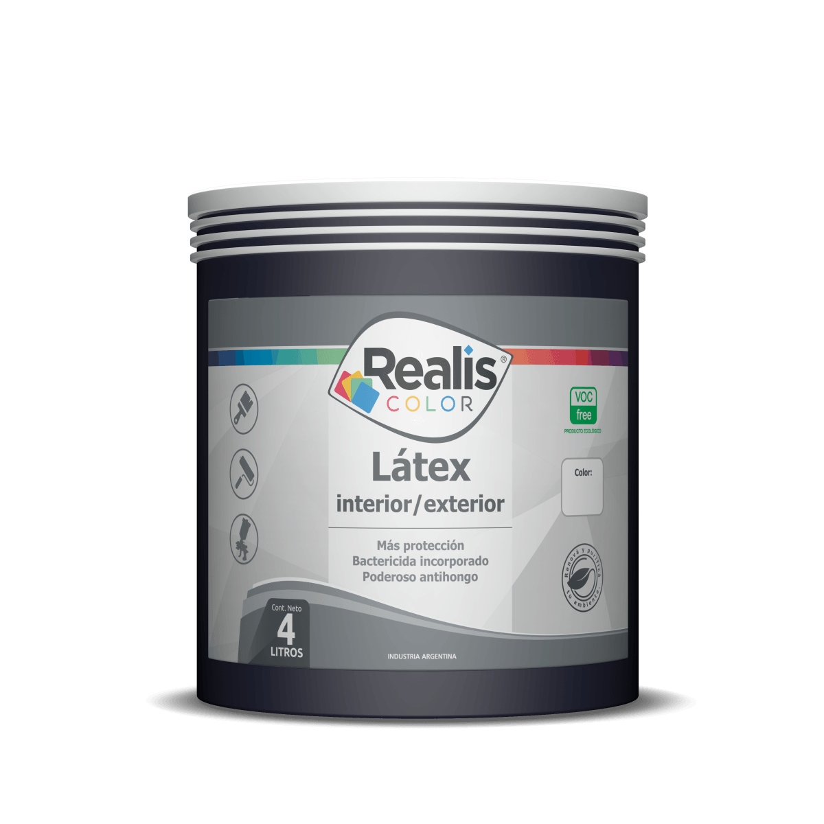 Latex interior exterior azul denim 1/2 L