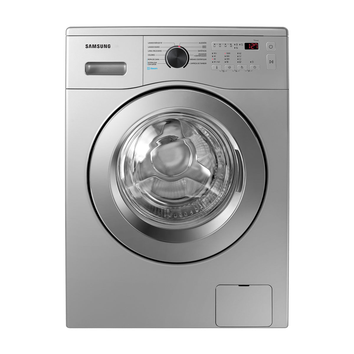 Lavarropas Automatico Samsung 6.5Kg Inverter Frontal Silver